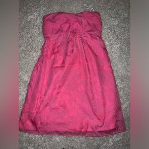 Lily Pulitzer Pink Strapless Dress